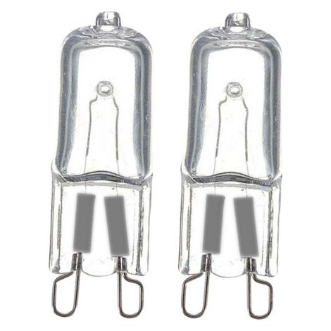 2 PZ Lampade Alogena Dimmerabile G9 28W 370 Lumen Bianco Caldo 2800K (1/5)