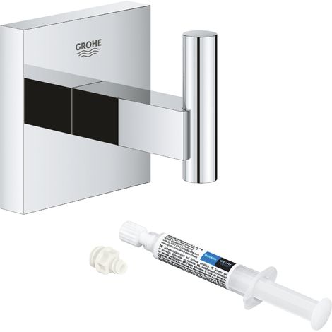 Las ventajas de Grohe Start Cube Wall Co: Grohe QuickGlue A1 para acceder con un platino de fijación: fácil de ensamblar resistente y sólido fijaciones ocultas Grohe a largo plazo brillo (1/3)