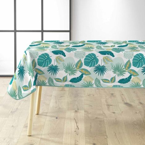 Nappe Rectangulaire 140 x 240 cm PVC Textilia Plantania - Bleu (1/3)