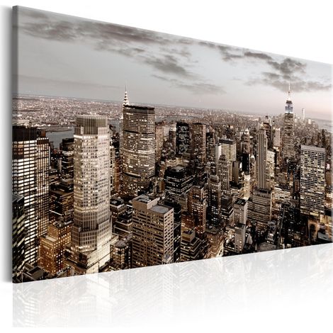 Tableau Imprimé "New York at Dawn" 40 x 60 cm (1/2)