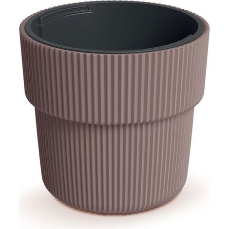 PROSPERPLAST Maceta Milly marsala de  capacidad 14L, capacida Ø29,9x28,5 cm (1/2)