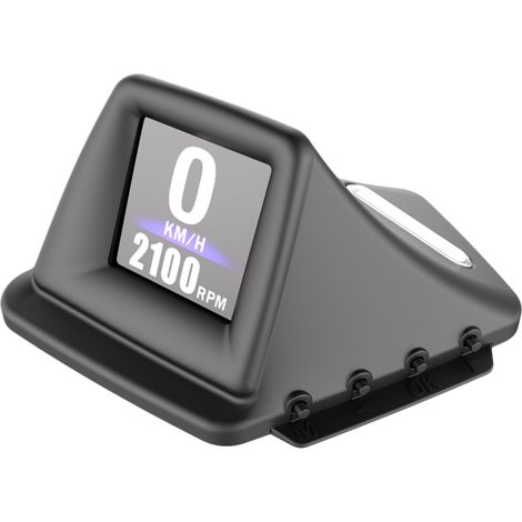 Affichage tête haute pour voiture, compteur de vitesse HD avec tableau de bord intelligent OBD+GPS, outil de diagnostic automobile, effacement des codes d'erreur OBD (1/5)