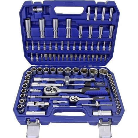 BlueSpot Tools 1579 1/2in & 1/4in Metric Socket Set 94 Piece B/S1579