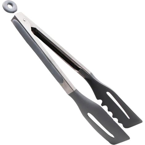 Grillzange, Küchenzange, kleine Küchenutensilien, Buffetgeschirr, Kochutensilien, Servierzange, Silikon-Küchenzange (30,5 cm)