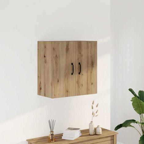 vidaXL Armadietto a Muro Rovere Artigianale 60x31x60 cm in