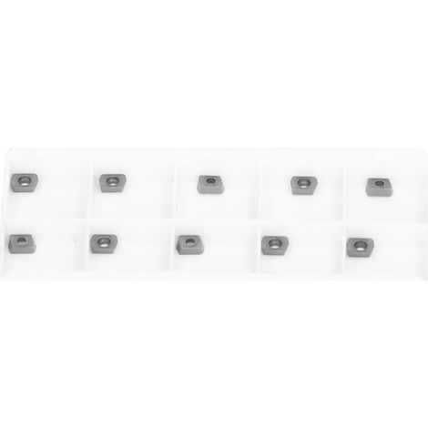 10 Stück beschichtete Hartmetall-Wendeschneidplatten für Wendeschneidplatten zum Drehen, Drehen und Fräsen, Werkzeugclip-Typ (LPGT010210ER-GM)