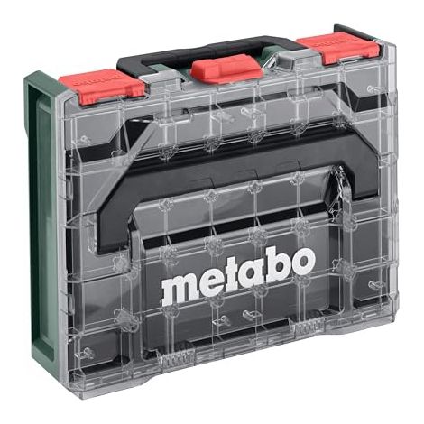 Organizador metabo metabox 100s 15 cajas transparente hermético