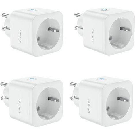 SP21-4 WiFi Smart Plug 16A Compatible with Alexa, Google Home, Siri, Voice Control, Remote Control, Timer and Schedule, No Hub Required (4 Pack) (1/3)