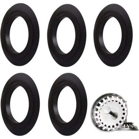 Elastomeric Seal Sink Washbasin Bathtub Filter Baskets Drain Stopper Valve Strainer 78 79 80 82 83 mm (1/4)