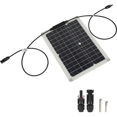15W 18V Solarzellenmodul, monokristallines Solarmodul, tragbares Solarmodul-Set für Auto, Boot, Solarmodul (1/5)