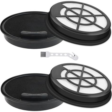 Lot de 4 filtres de rechange NEN110A pour aspirateur-traîneau sans sac Eureka NEN110A, NEN110B, NEN110D WhirlWind (1/4)