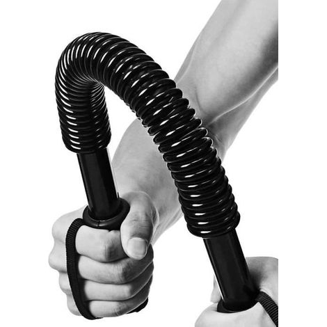 Barre à Ressort - QIQIQI - 30 kg - Antidérapante - Acier - Pratique à domicile (1/4)
