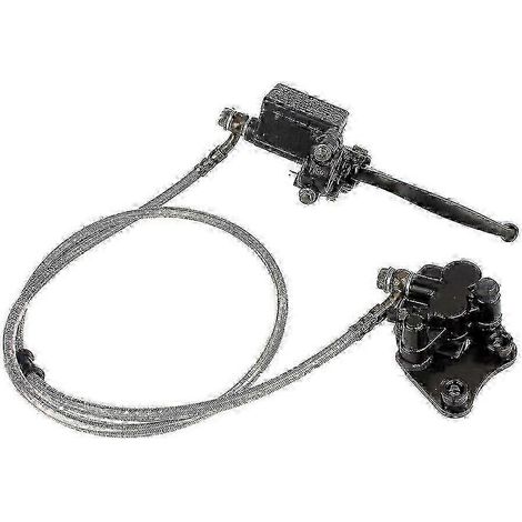 Kit de frein à disque avant pour mini-moto tout-terrain 110-140 cm³, étrier, support et plaquettes de frein inclus. (1/5)