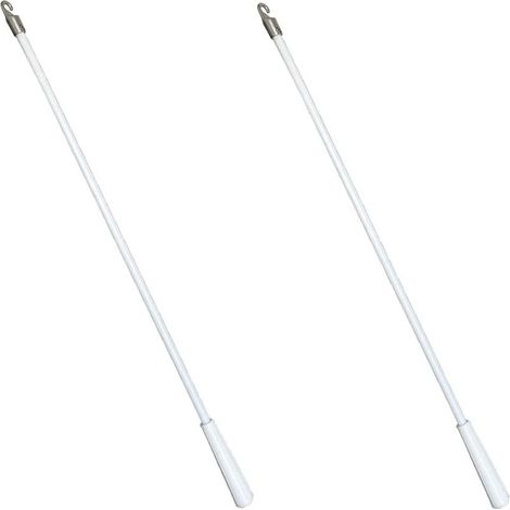 Accessoires pour stores plissés de 30 cm (12 pouces), store plissé, tringle pivotante en fibre de verre, store vénitien, tringle à rideaux en alliage, tringle de suspension (1/5)