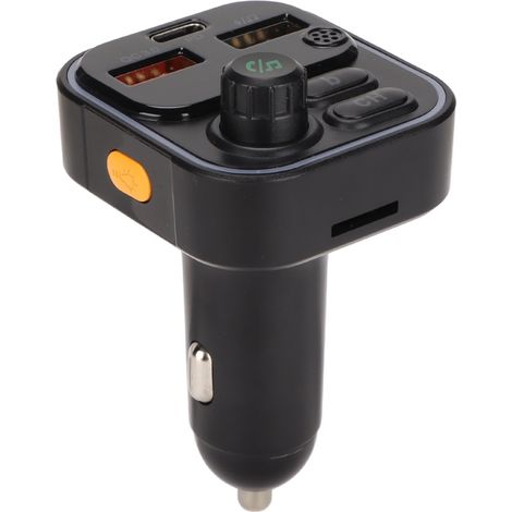 Récepteur Bluetooth Voiture 5.0 avec Charge Rapide QC3.0 et Affichage LED Coloré (1/5)