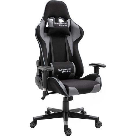 Sedia da gaming PlayMaker nera/grigia (1/5)