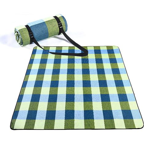 Couverture de Pique-Nique Imperméable, Couverture Pliable de Camping,Tapis de Jeux,Grand Tapis étanche,pour Camping, Plage, Jardin, Parc, BBQ, Randonnée, Voyage Etc (200 150cm) (1/5)