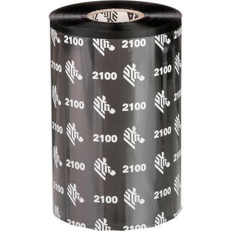 Zebra 2100 Cinta de cera de alto rendimiento 174mm x 450m Caja de 12