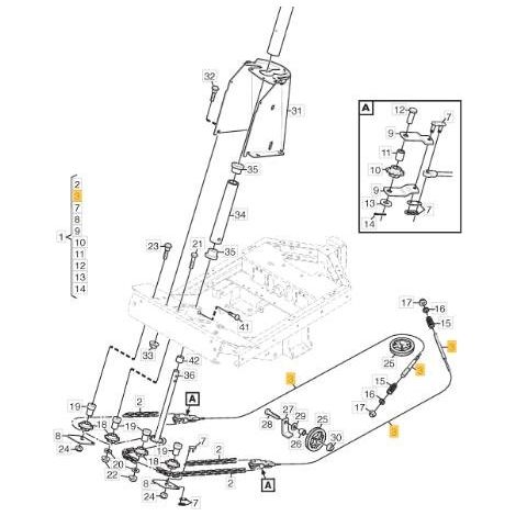 ORIGINAL STIGA-Lenkkabelbaugruppe – 1134-9099-01