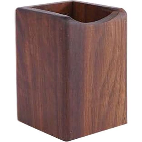 Boîte à stylos en bois, organisateur de bureau à usages multiples, boîte de rangement, porte-stylo, boîte de rangement pour four