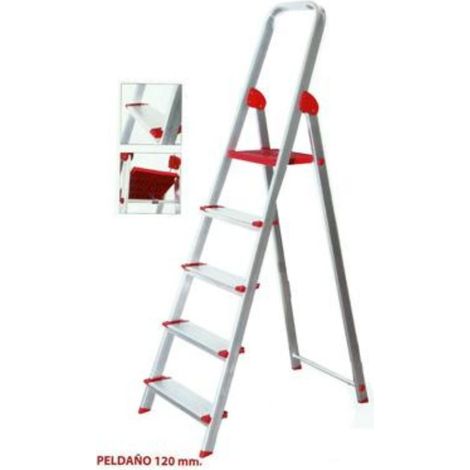 FPLUS escalera aluminio serie 350 5 peldaños , Escalera plegable 5 peldaños anchos Altipesa

Características:


Escalera con peldaños anchos y aspa refuerzo.
Peldaños de aluminio d