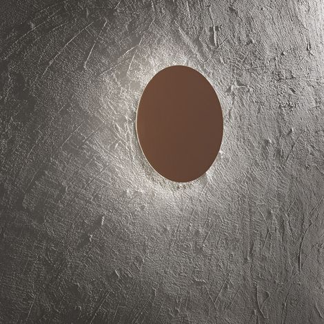 Plafoniera Moderna Nebula Metallo Marrone Led 15W Dimmerabile Ip20 D45