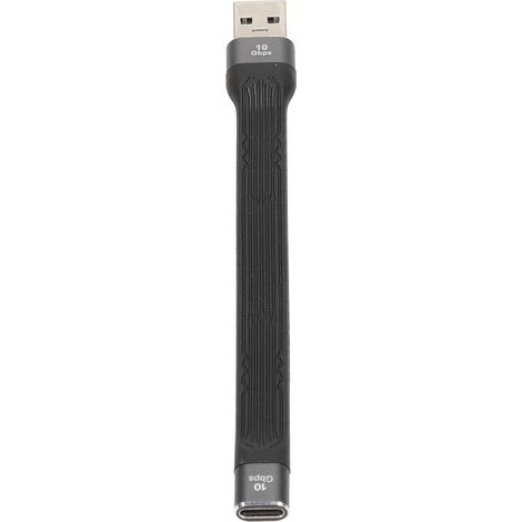 Câble de données flexible FPC 20 V PD à charge rapide USB 3.1 Gen2 Type C pour téléphones et tablettes, connecteur femelle Type C vers mâle. (1/5)
