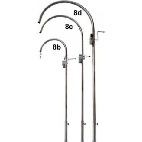 Schneider Grillgalgen Rondo aus Edelstahl Höhe 230 cm Schwenkgrill Schwenker (1/2)