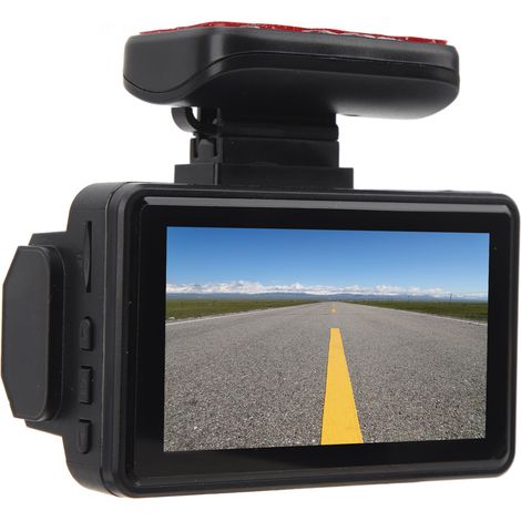 Caméra embarquée pour voiture, double objectif avant et arrière, écran IPS HD 3 pouces rotatif, vision nocturne 1080p, enregistreur pour la conduite et le stationnement. (1/5)
