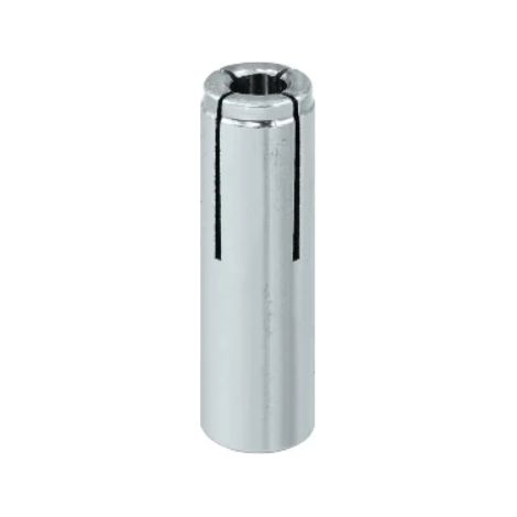Cheville femelle avec cône intérieur - zingué blanc M8 x 30 Ø 10 - Boîte de 100
