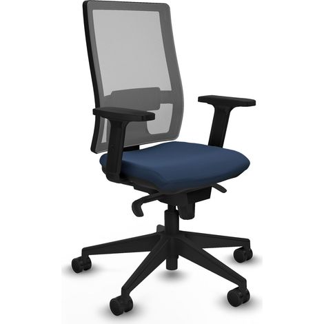 Sedia ergonomica piqueras y crespo Horna nero schiuma 50 mm