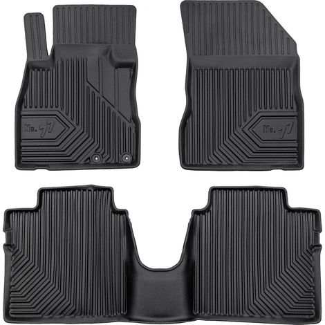 Tapis de Sol de Voiture No.77 pour Nissan Note II 2012-2017 Pre-FL TPE Noir 3Pcs (1/5)