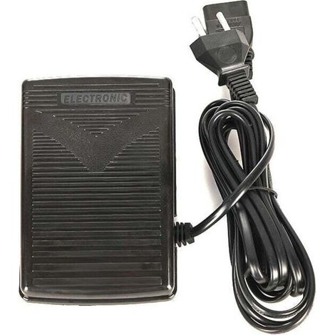 Pedal universal para máquina de coser – Plástico de alta calidad – Antideslizante – Control de velocidad para una costura precisa -Crezuo