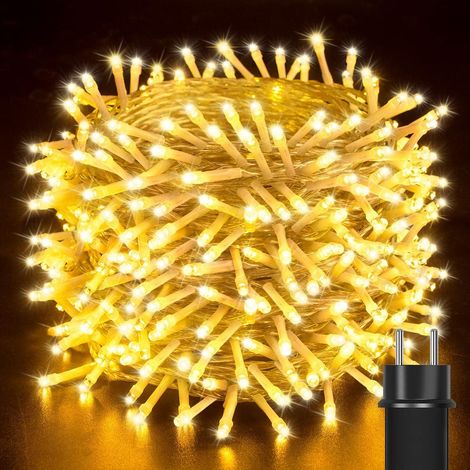 Guirlande Lumineuse - 200 LED - 25 M - Étanche IP44 - 8 Modes - 29 V - Pour Décoration Intérieure Extérieure - 1 Pièce (1/5)