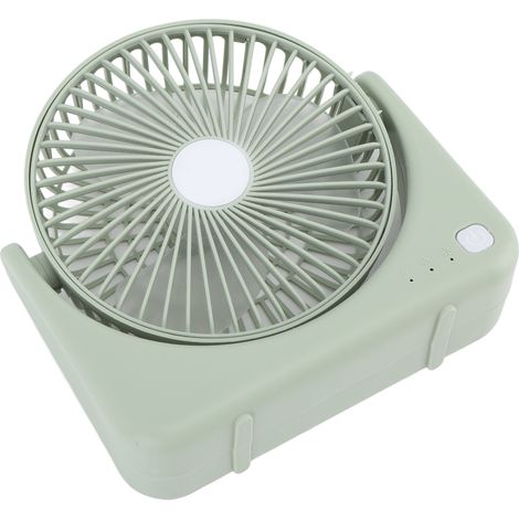 Kleiner, leiser und tragbarer USB-Tischventilator für Zuhause, Auto, Reisen, Büro, Innen- und Außenbereich (grün) (1/4)