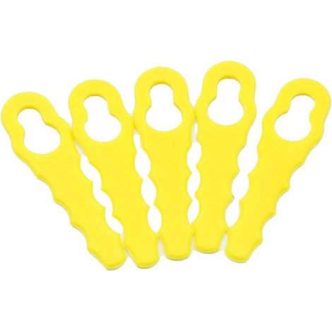 50 Lames de Rechange en Plastique pour Tondeuse à Gazon, Motif Citrouille (1/5)
