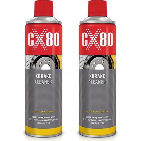 CX80 XBRAKE CLEANER Bremsenreinigungsspray – Entfetter 600 ml x 2