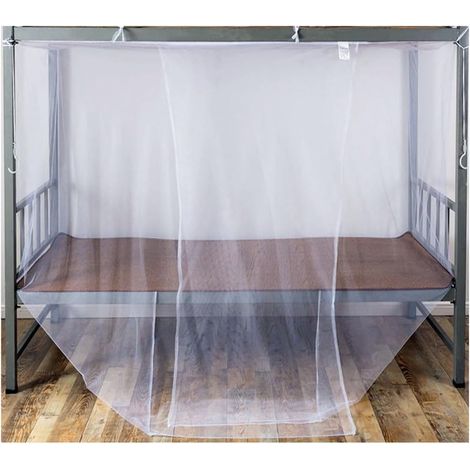 Moustiquaire 150 x 200 cm - Moustiquaire de lit - Moustiquaire de voyage - Moustiquaire pour lit double - Pour la maison, le camping (1/5)