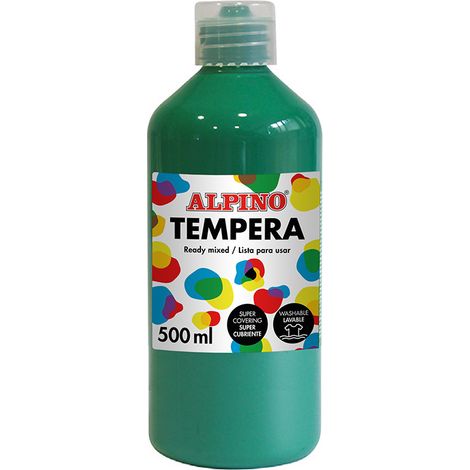 TEMPERA ALPINO LIQ. 500 ml VERDE PRADO