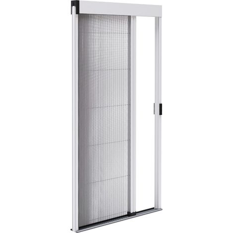Zanzariera plissettata automatica L1200 x H 2400 mm - Bianco