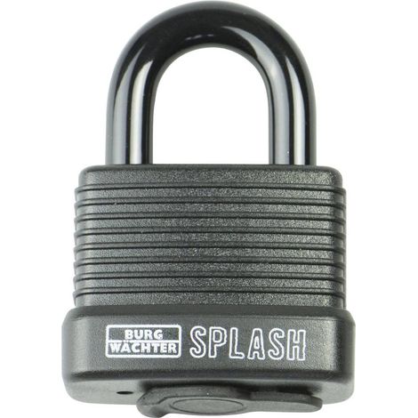 Burg Wächter Splash 470 45 Black SB Cadenas noir avec serrure à clé Y848412 (1/2)