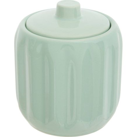 Vaso per cotone colorama in ceramica, diametro 12,5 cm, verde celadon - 5five (1/2)