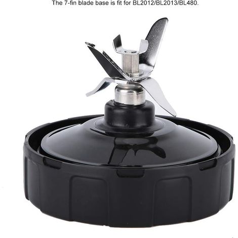 Pièces de rechange de la lame sous le mélangeur Lame de rechange pour extracteur à 7 ailettes compatible avec les mélangeurs Nutri Ninja MNS (1/4)