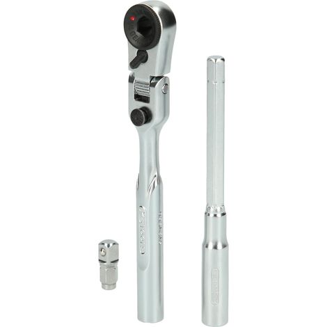 Kstools – Cliquet réversible 9181590 – Coffret cliquet et douilles – Acier chrome-vanadium – Poids 104g (1/8)