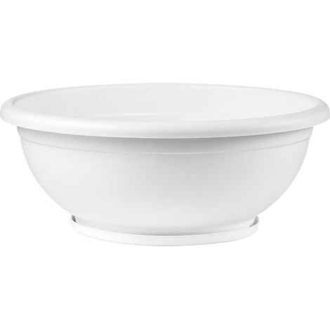 Ciotola Naxos con Sottovaso ad Incastro Bianco - 40 cm (1/5)