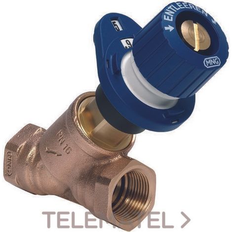 Resideo Válvula de reg. de caudal Kombi-3-Plus latón, manguito, DN 32, V5010Y0032