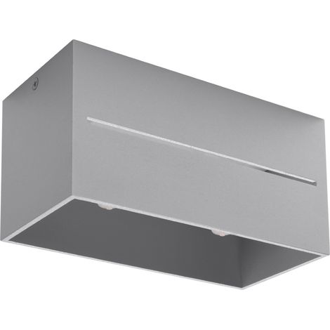 Plafoniera in basalto 2 G9 grigio ALU lumilo 03.315.85 (1/5)