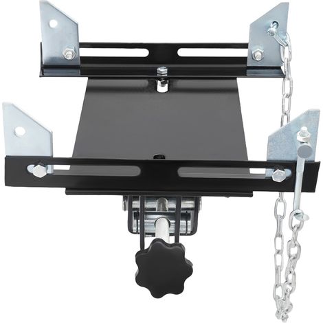 Adaptateur pour cric de transmission, élévateur de moteur, 500 kg, positionneur avec chaîne pour cric de transmission avec chaîne (1/5)