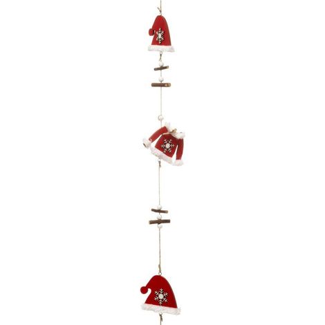 Guirlande de Noël "Étoile" 150cm Rouge
