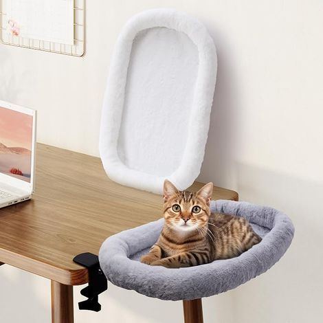 Hanging Cat Bed - Foldable 90° - Cat Hammock - Sleeping Basket - Hammock - Bed 59 x 48 cm - Bed for Office Cat (1/5)